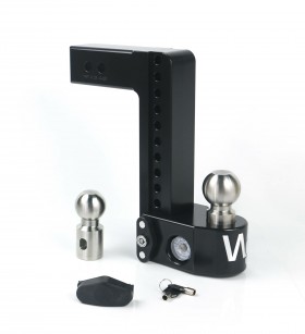 Вставки фаркопа регульована 10" під квадрат 2.5" Weigh Safe WS10-2.5-CER-BLA