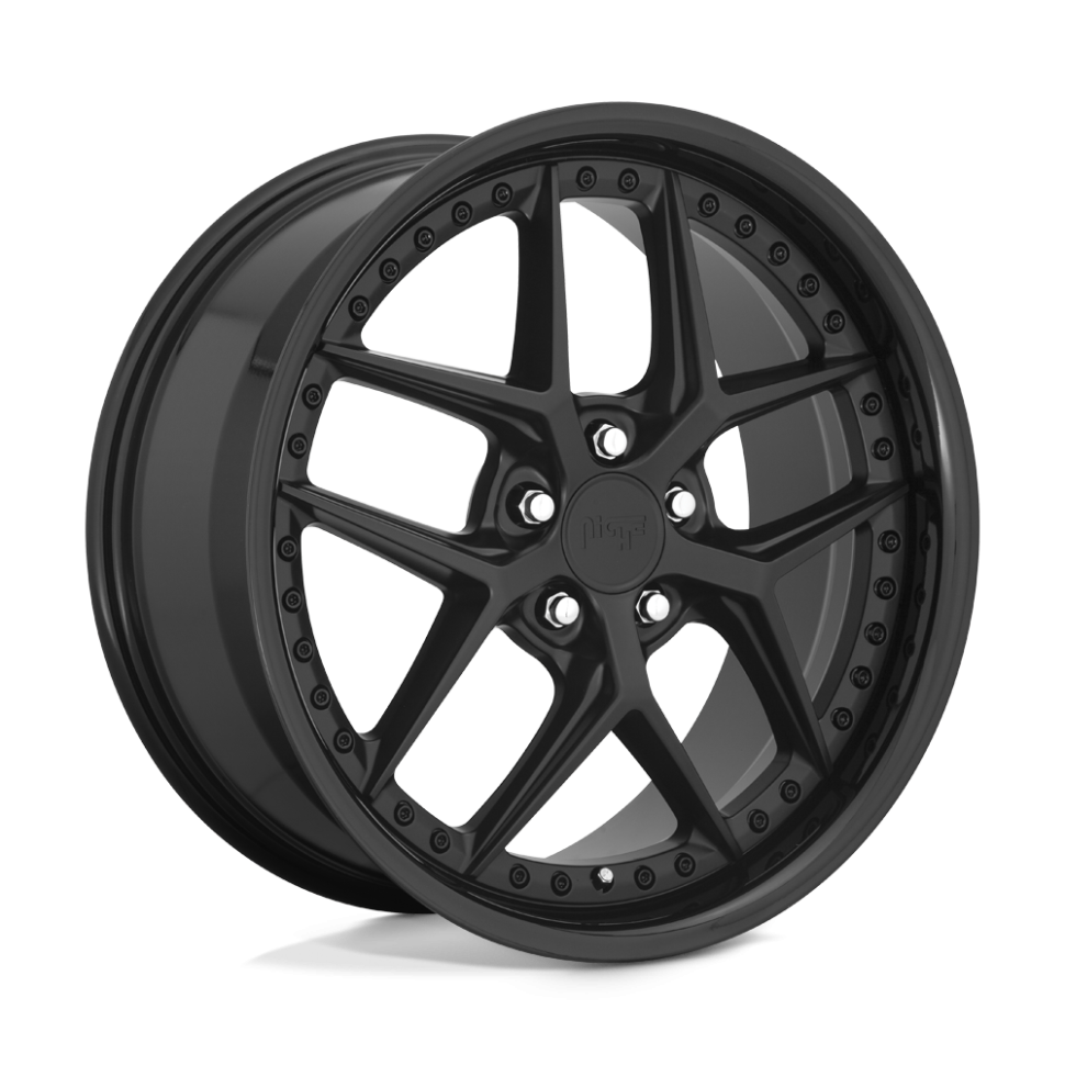 Niche Road Wheels M2261985F8+42 Vice Wheel Gloss Black Matte Black 19x8.5 +42