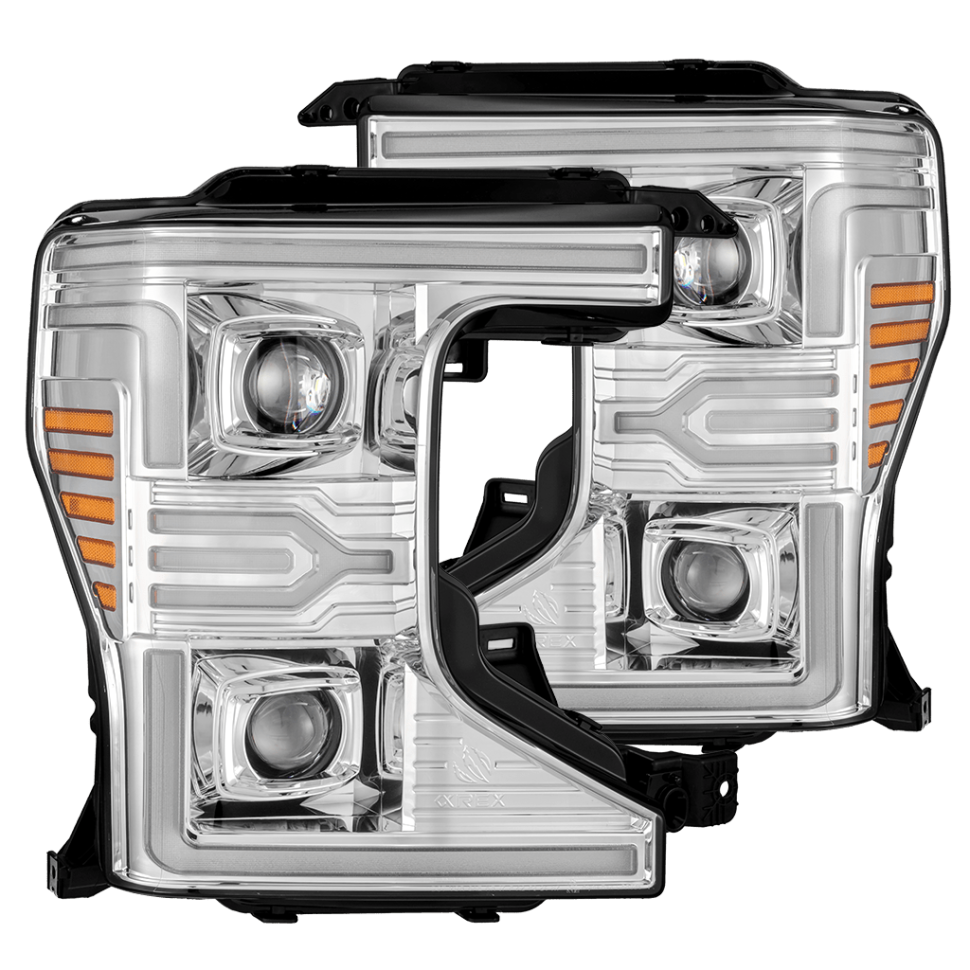 Комплект передних Led фар Ford F-250/F-350/F-450/F-550 20-22 LUXX-Series AlphaRex 880342