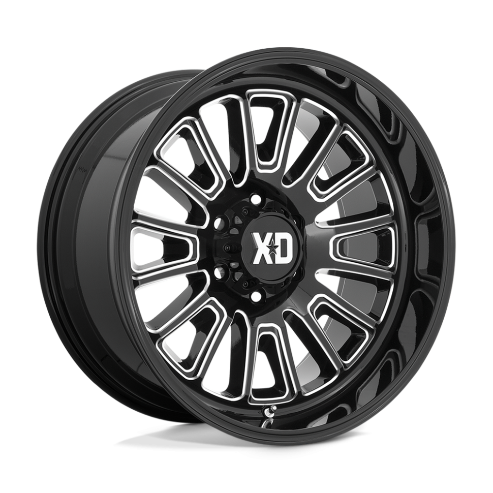 Колесный диск XD Wheels Rover Gloss Black Milled 24x12 ET-44 XD86424280344N