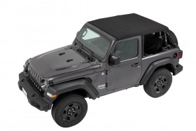 М`який дах софт Топ Jeep Wrangler JL 18-22 2 Door (Black Twill) Trektop Bestop 5686217