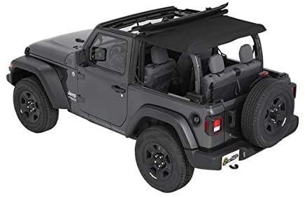 Bestop 5686217 Trektop Soft Top Jeep Wrangler JL 18-22 2 Door (Black Twill)