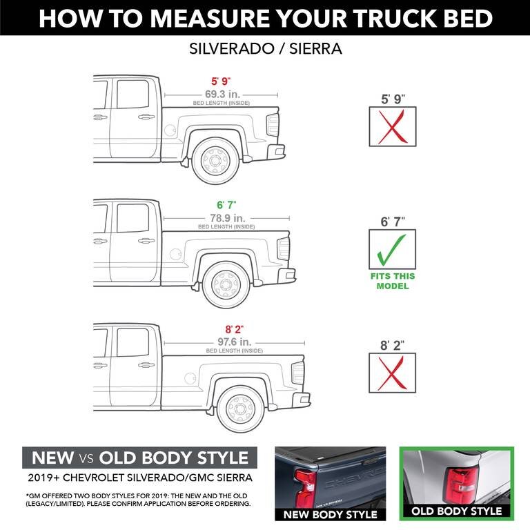 М'яка ролета багажника Chevrolet Silverado/GMC Sierra 1500/2500/3500 14-19 6'6" Pro X15 TruXedo 1472001