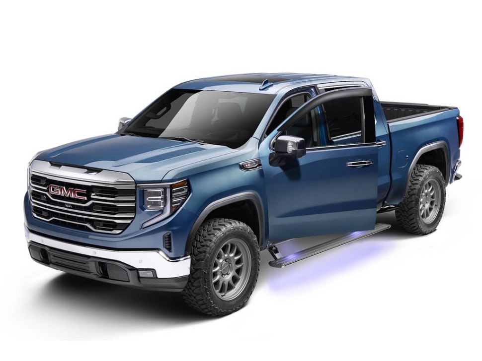 Электрические подножки Chevrolet Silverado/GMC Sierra 1500/2500/3500 20-25 PowerStep Smart AMP Research 86255-01A