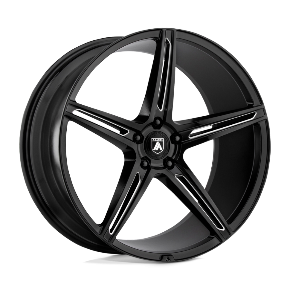 Колесный диск Asanti Wheels Alpha 5 Gloss Black Milled 22x9 ET+32 ABL22-22905232BK