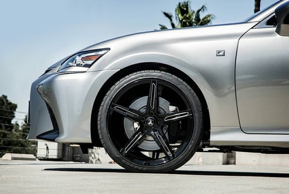 Колесный диск Asanti Wheels Alpha 5 Gloss Black Milled 22x9 ET+32 ABL22-22905232BK