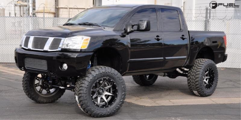 Fuel Off Road D23822407347 Rampage Wheel Matte Gun Metal Black Lip 22x14 -70