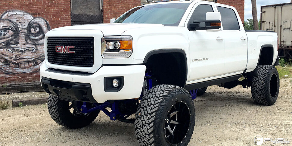 Fuel Off Road D23822407347 Rampage Wheel Matte Gun Metal Black Lip 22x14 -70