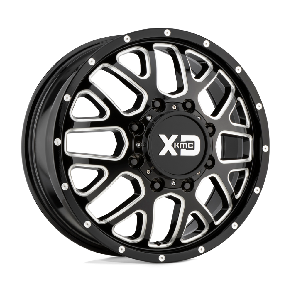 Колесный диск XD Wheels Grenade Dually Gloss Black Milled - Front 20x8.25 ET+127 XD843208823127