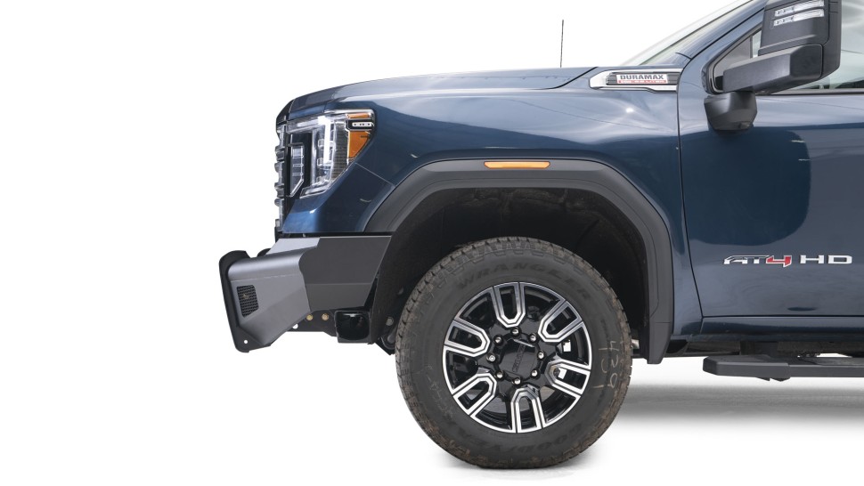 Передний бампер Black Steel Elite GMC Sierra 2500/3500 15-19 Fab Fours GM14-Q3161-1