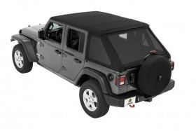 М`який дах софт Топ Jeep Wrangler JL 18-22 4 Door (Black Diamond) Trektop Bestop 5686335