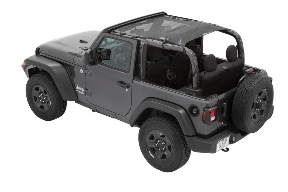 Sun Safari Bikini Top Mesh Jeep Wrangler JL 18-26 2 Door Bestop 5241211