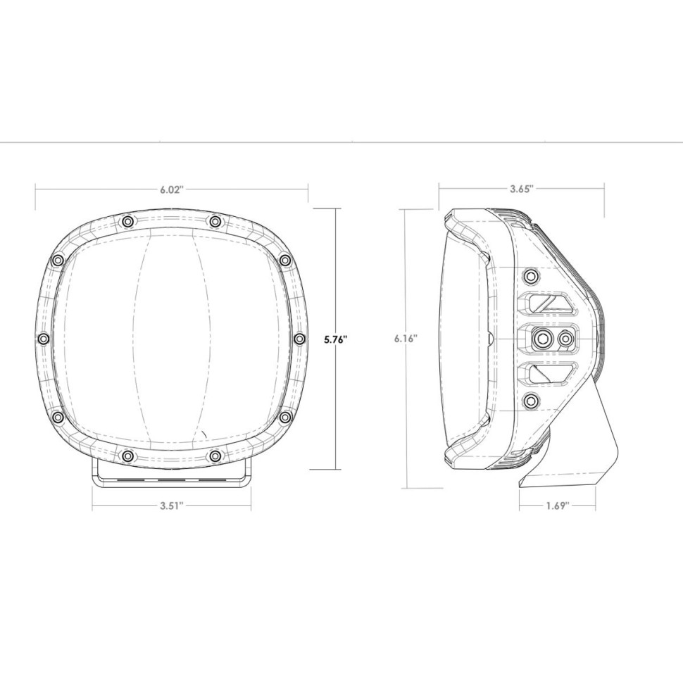 Дополнительная Led фара Spot Adapt XP Rigid Industries 300514