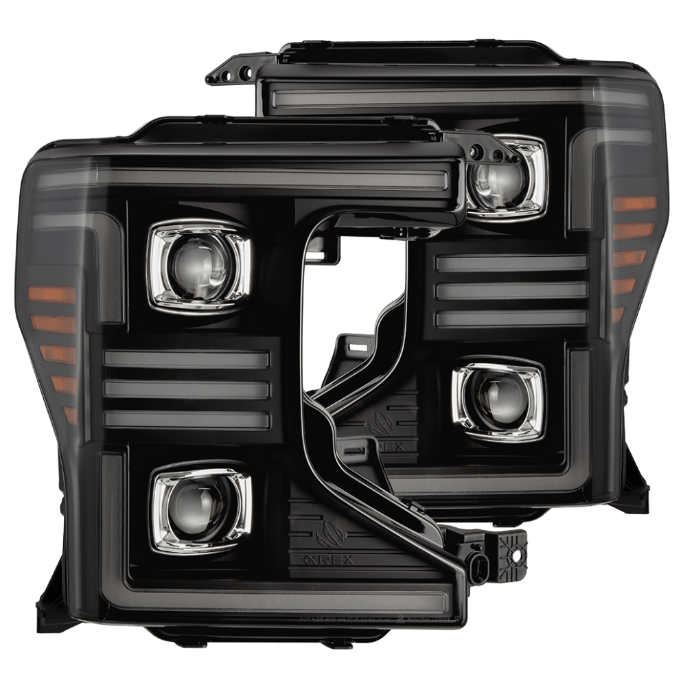 Комплект передних галогеновых фар Ford F-250/F-350/F-450/F-550 20-22 PRO-Series AlphaRex 880344