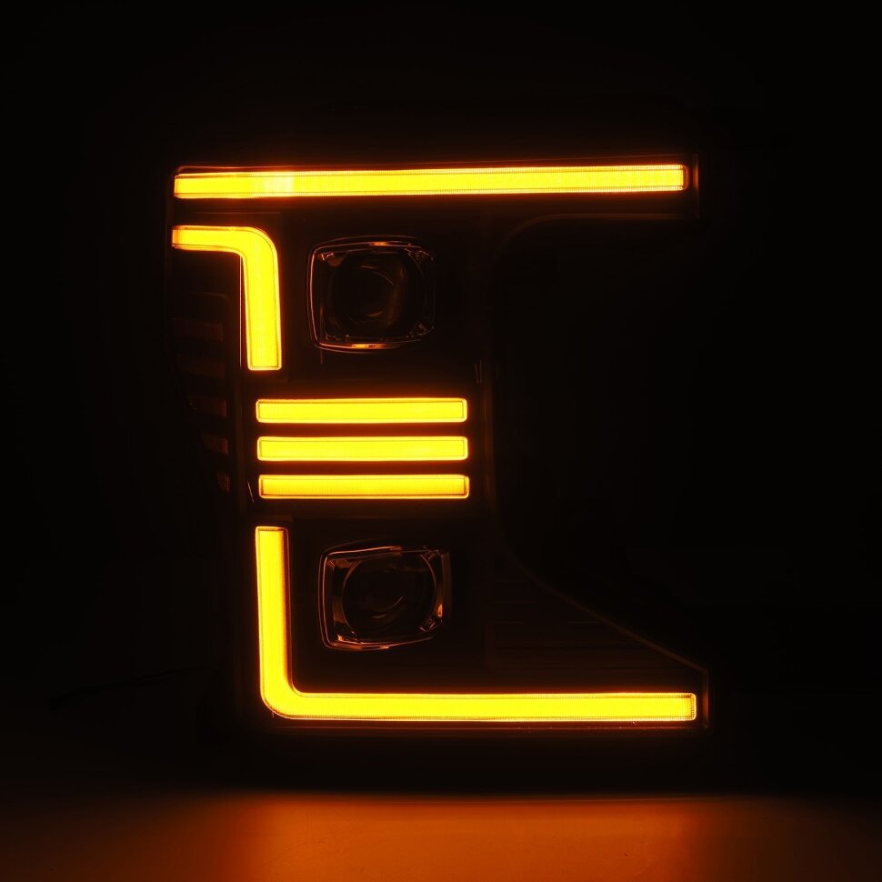 Комплект передніх галогенних фар Ford F-250/F-350/F-450/F-550 20-22 PRO-Series AlphaRex 880344