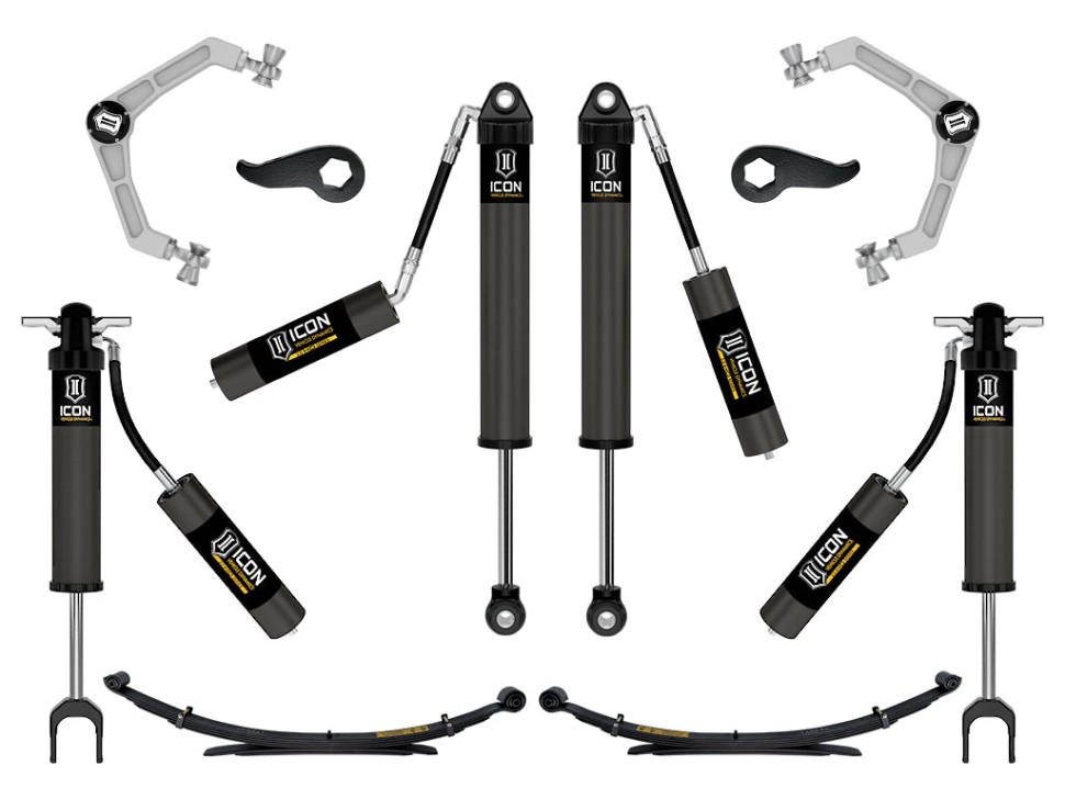 Ліфт-комплект підвіски Chevrolet Silverado/GMC Sierra 2500/3500 AT4/AT4X/ZR2 20-26 Stage 2 Lift 2-3.5" Icon Vehicle Dynamics K78362L