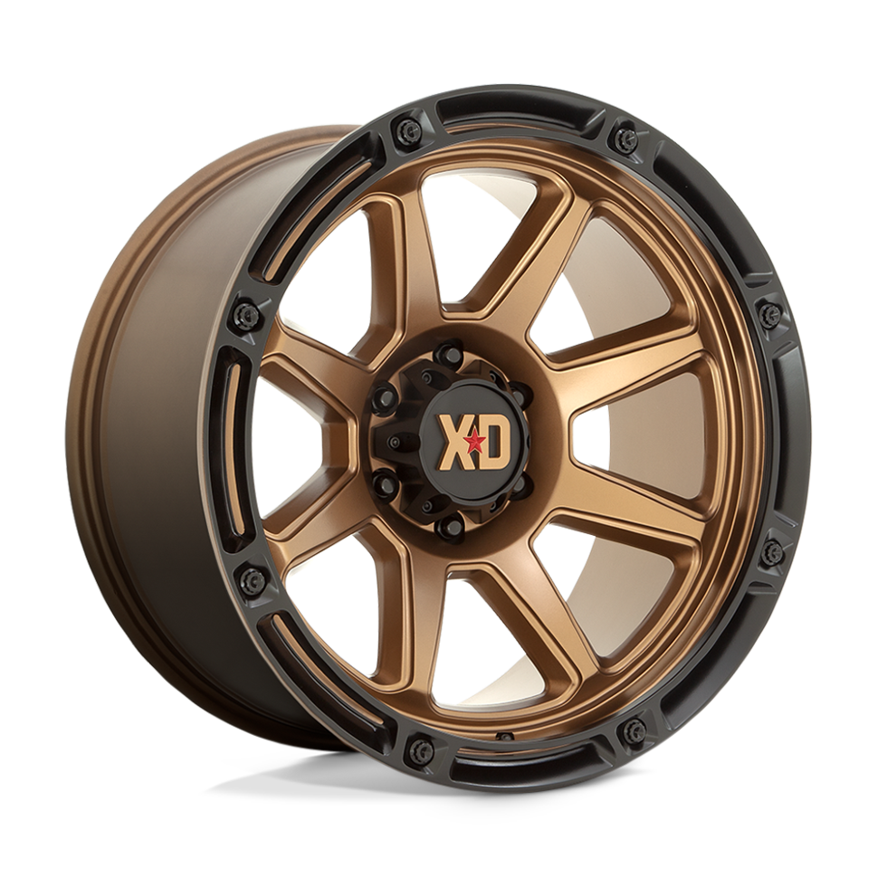 Колісний диск XD Wheels XD863 Matte Bronze W/Black Lip 20x12 ET-44 XD86321268644N