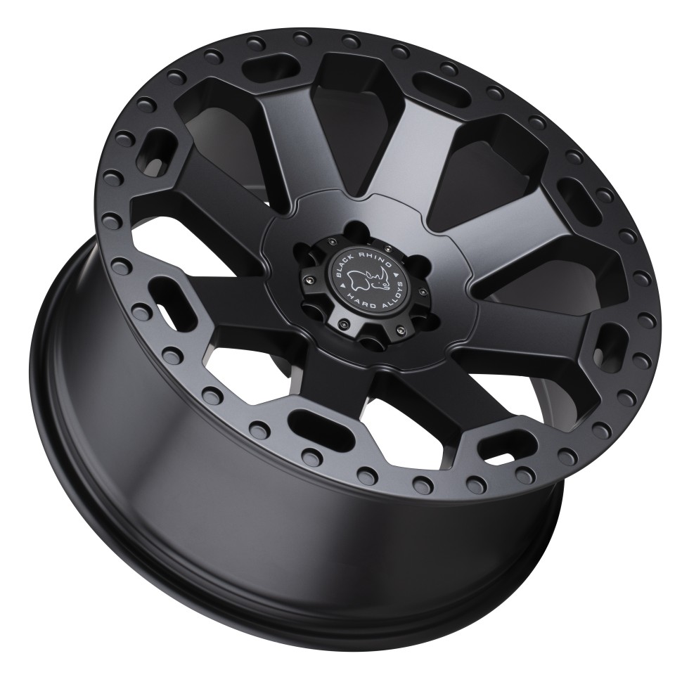 Black Rhino 1890WAR-25127G71 Warlord Wheel Matte Gunmetal 18x9 -12