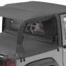 Bestop 5258535 Header Safari Bikini Jeep Wrangler JK 07-09 2 Door (Black Diamond)