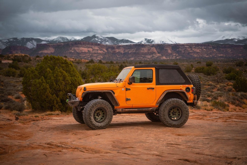 М’який дах Trektop Glide Soft Top Black Diamond Jeep Wrangler JL 18-26 2 Door Bestop 5493035