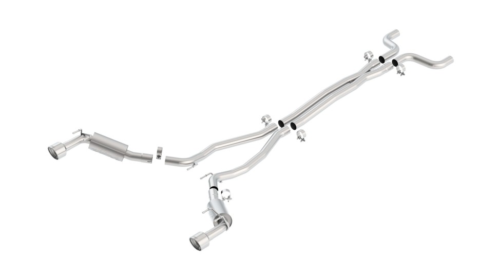 Выхлопная система Cat-Back Chevrolet Camaro 10-13 S-Type Borla 140280