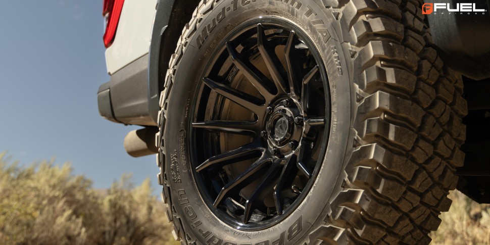 Колесный диск Fuel Off Road Burn Matte Black W/Gloss Black Lip 22x10 ET-18 FC403MX22105018N