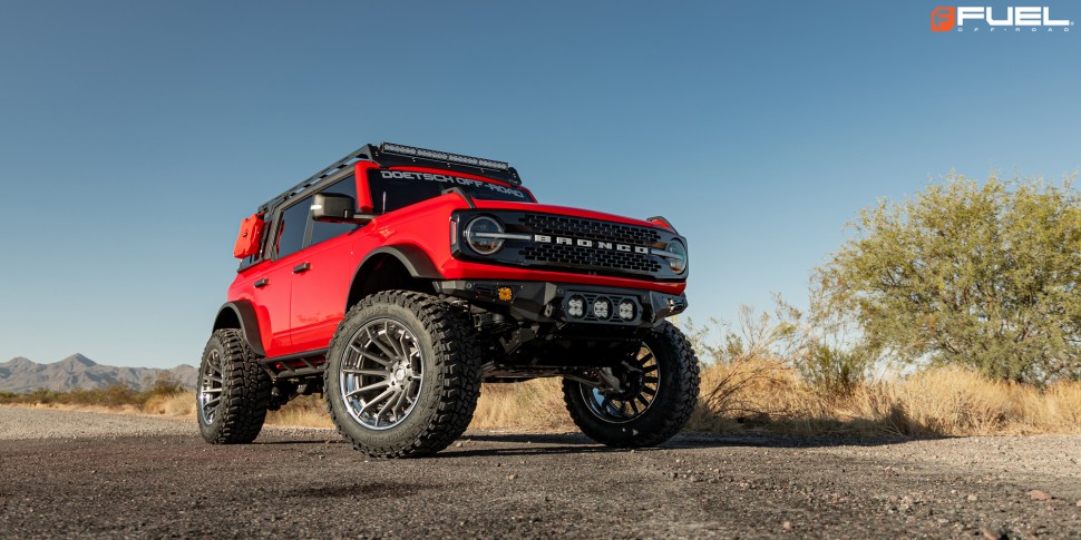 Колесный диск Fuel Off Road Burn Matte Black W/Gloss Black Lip 22x10 ET-18 FC403MX22105018N