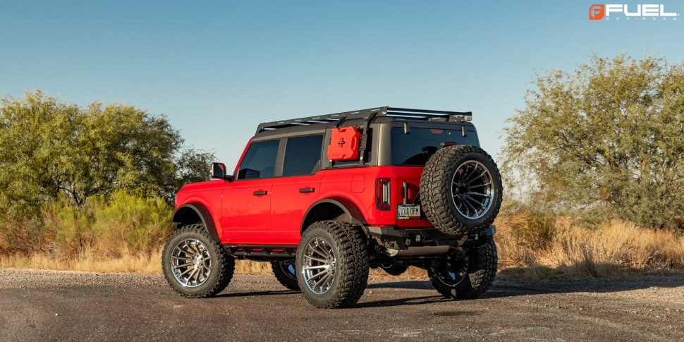Колесный диск Fuel Off Road Burn Matte Black W/Gloss Black Lip 22x10 ET-18 FC403MX22105018N