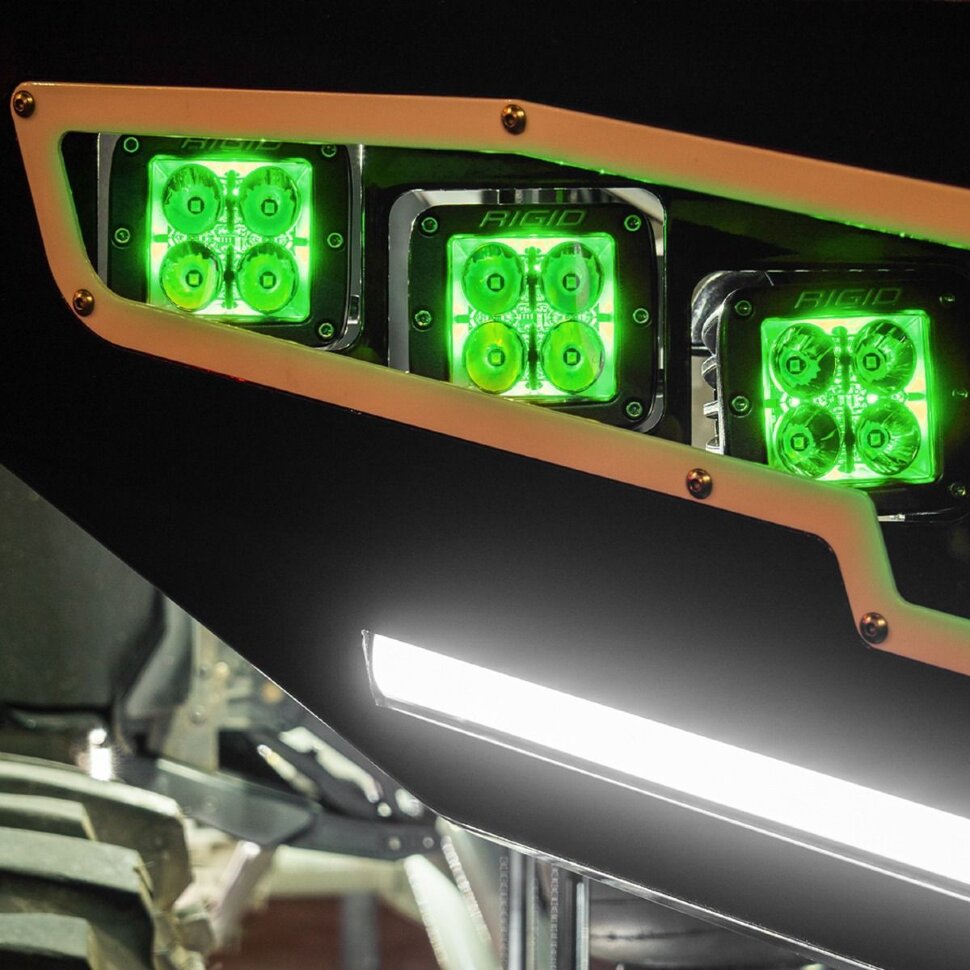 Комплект додаткових Led фар з підсвіткою 3" Broad/Spot Radiance Rigid Industries 202053