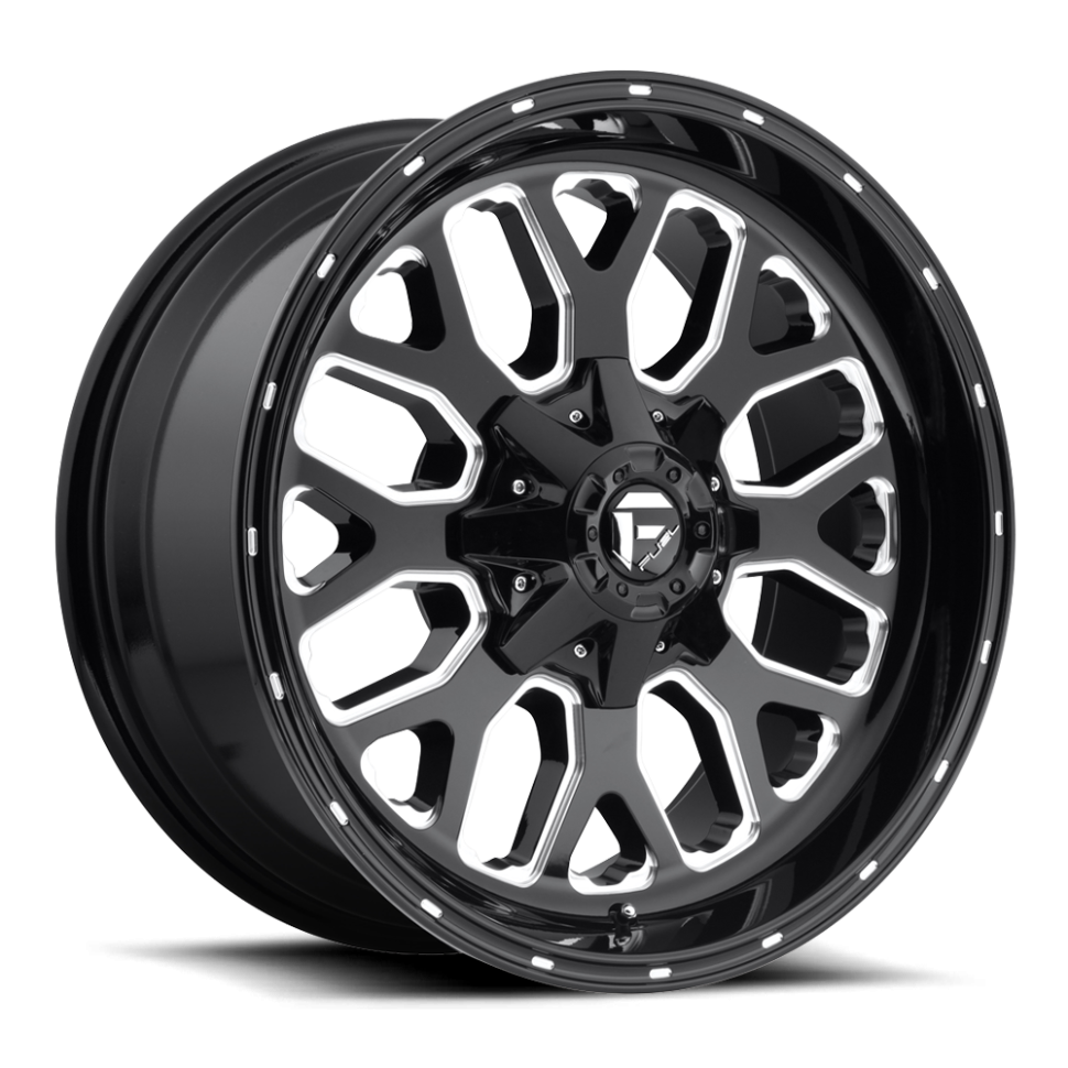 Колесный диск Fuel Off Road Titan Gloss Black Milled 22x12 ET-44 D58822201747