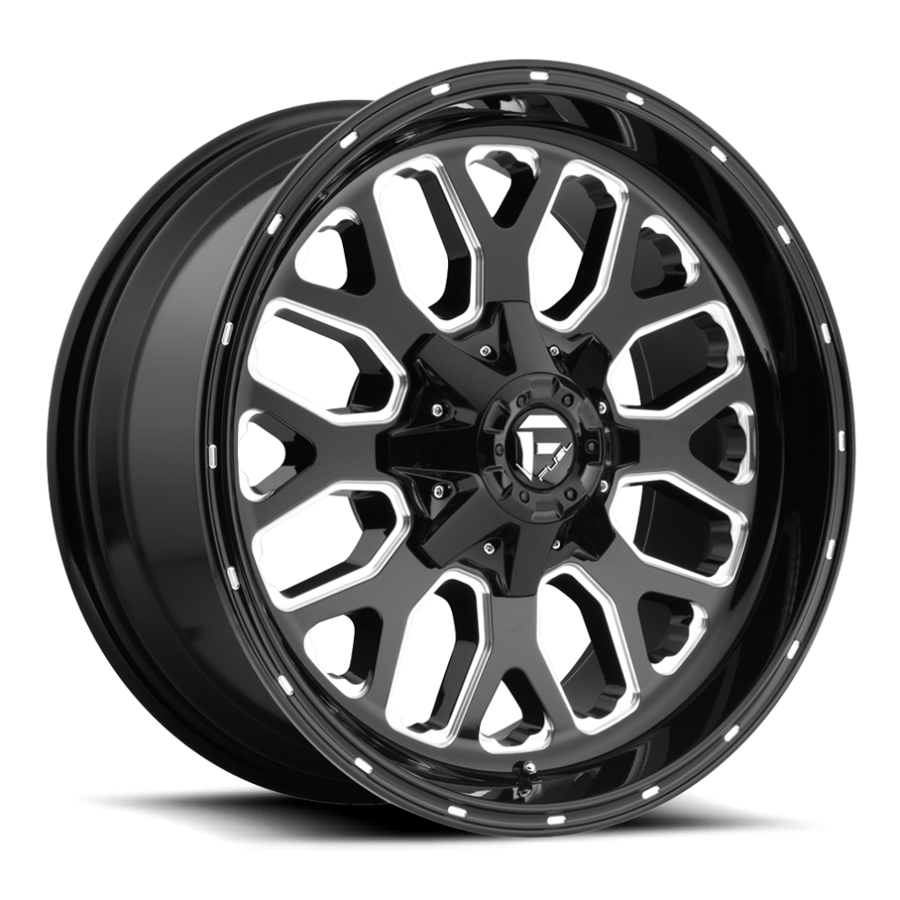 Колісний диск Fuel Off Road Titan Gloss Black Milled 22x12 ET-44 D58822201747