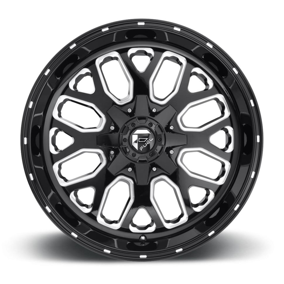 Колесный диск Fuel Off Road Titan Gloss Black Milled 22x12 ET-44 D58822201747
