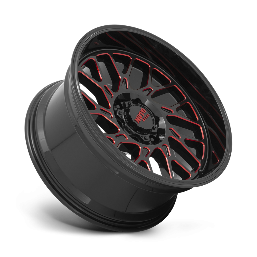 Колесный диск Moto Metal MO805 Gloss Black Milled W/Red Tint 20x10 ET-18 MO80521063918N