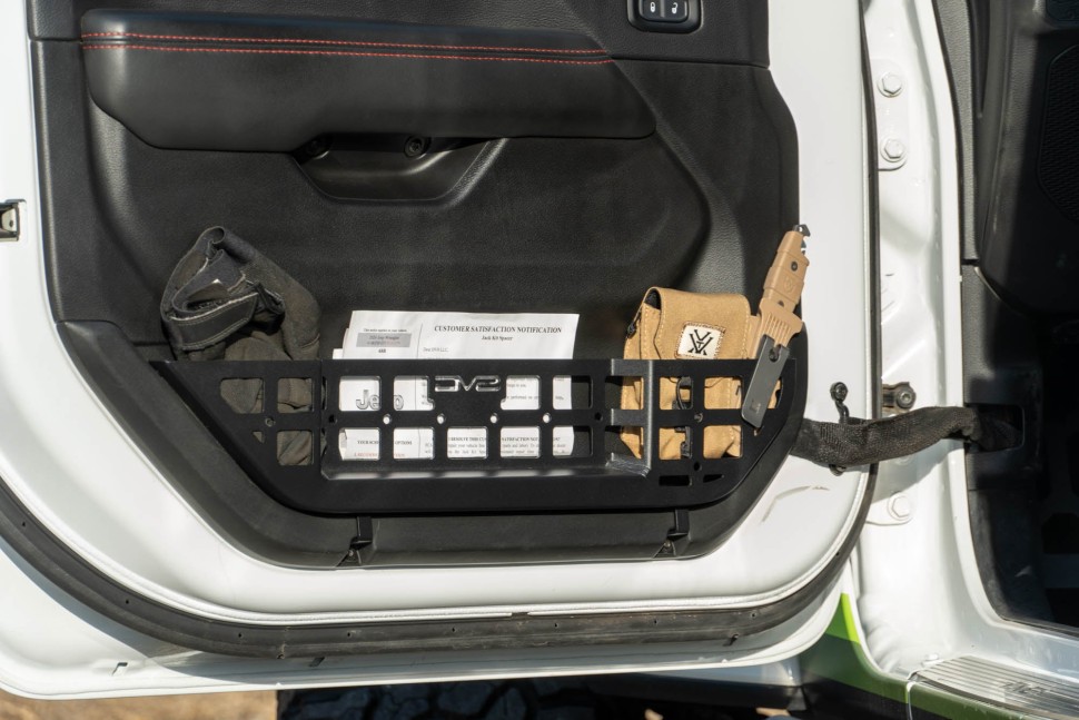Панели Molle для кармана передней двери Jeep Wrangler JL/Gladiator JT 18-25 DV8 Offroad MPJL-10