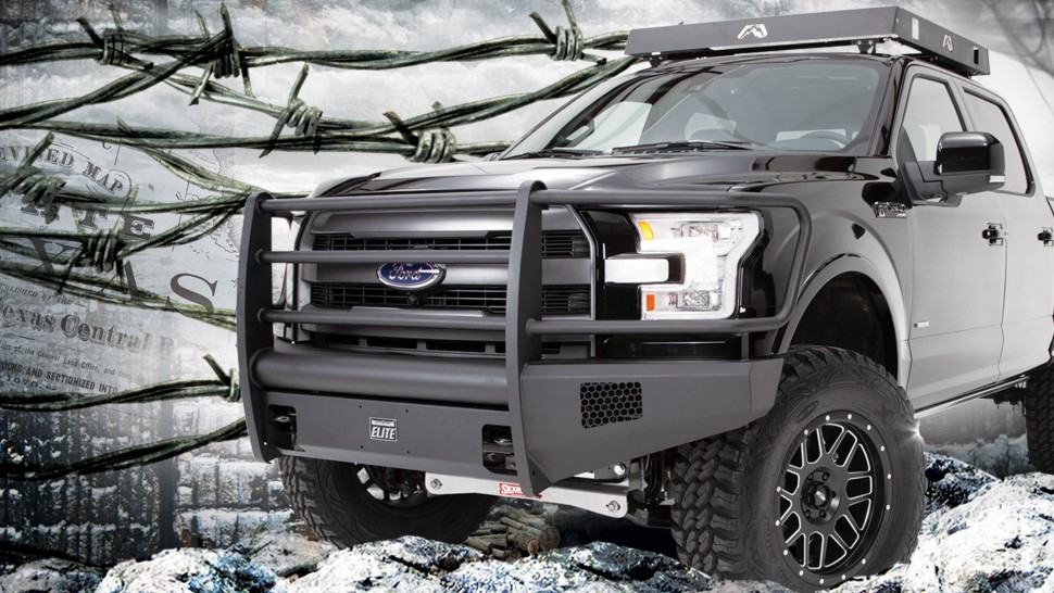 Fab Fours FF15-R3250-1 Full Guard Front Bumper Ford F-150 15-17