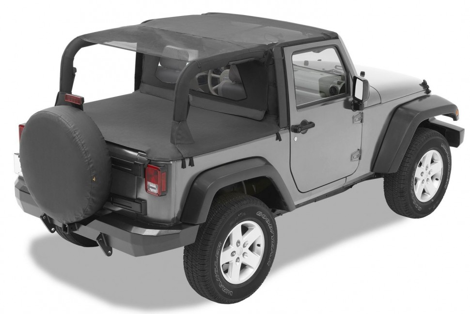 Bestop 5258511 Header Safari Bikini Jeep Wrangler JK 07-09 2 Door (Mesh)  купить в интернет магазине | 4x4ok