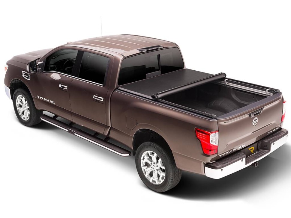 Мягкая ролета багажника Nissan Titan/Titan XD 17-19 8'3" TruXport TruXedo 209101