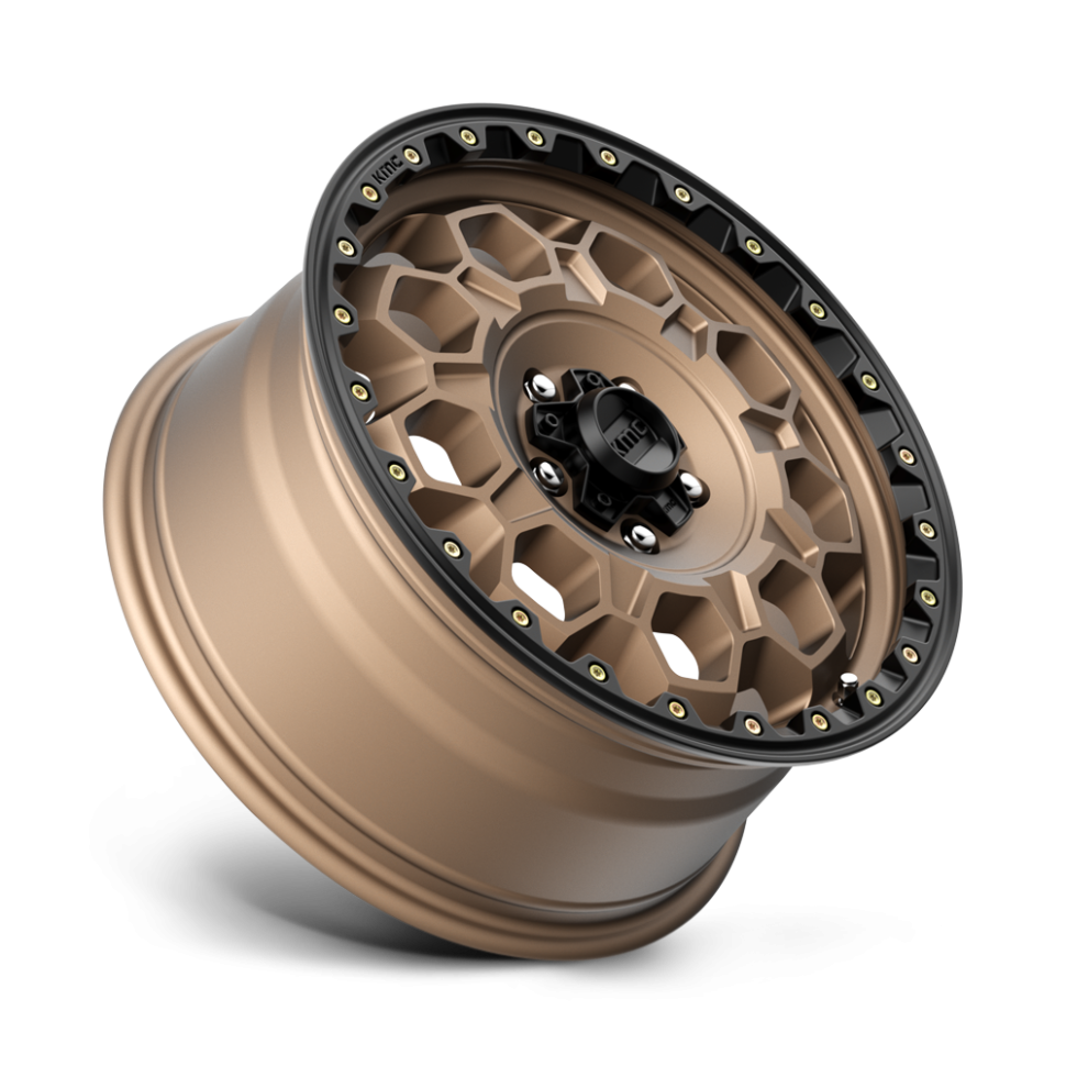 KMC Wheels KM54578045638 Trek Wheel Matte Bronze W/Black Lip 17x8 +38