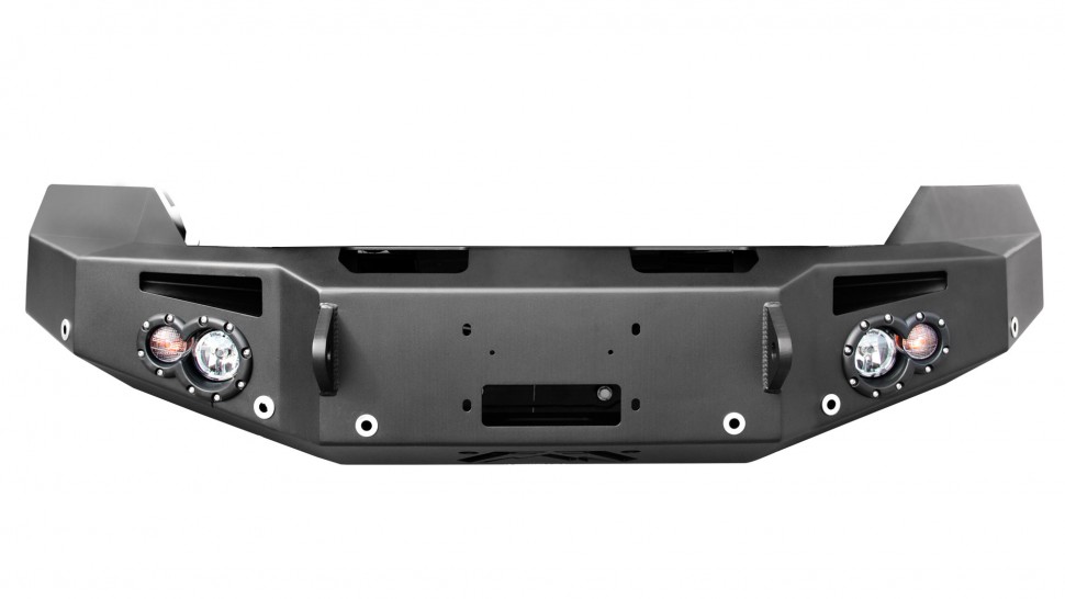 Fab Fours DR13-H2950-1 Premium Front Bumper With Full Guard Dodge Ram 1500 13-18