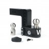 Weigh Safe WS6-2.5-CER-BLA Drop Hitch Adjustable 6" With 2.5" Shank