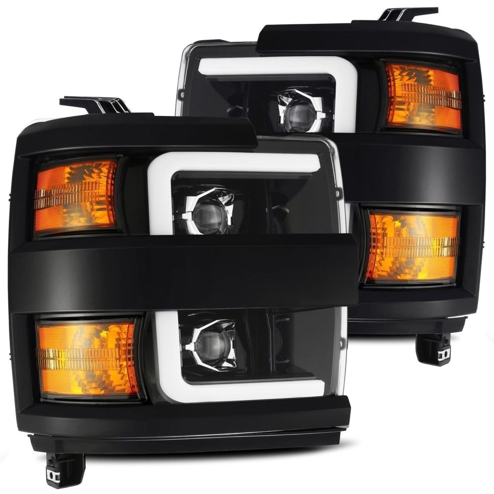 Комплект передних галогеновых фар Chevrolet Silverado 2500/3500 15-19 PRO-Series AlphaRex 880226