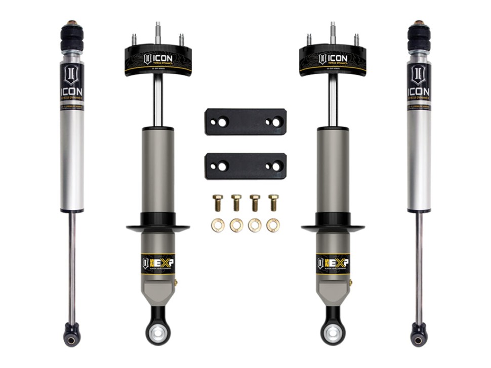 Icon Vehicle Dynamics K53220 Stage 1 EXP Suspension Lift Kit Lift 0-2" Toyota Tacoma 05-23