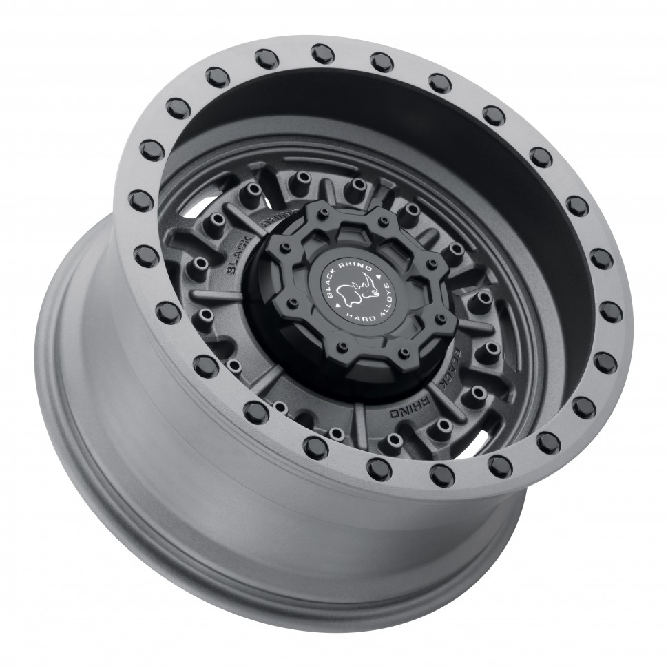 Black Rhino 1785ABR006120G67 Abrams Wheel Textured Matte Gunmetal 17x8.5
