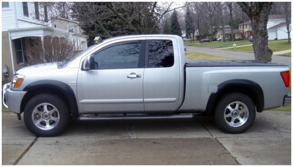 Bushwacker 70901-02 Extend A Fender Flares Set 4 PC Nissan Titan 04-15
