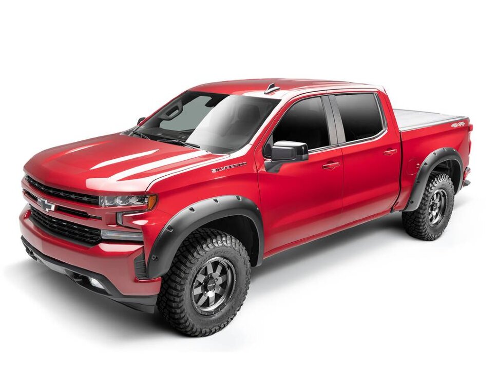 Bushwacker 48113-08 Forge Fender Flares Set 4 PC Chevrolet Silverado 1500 14-15