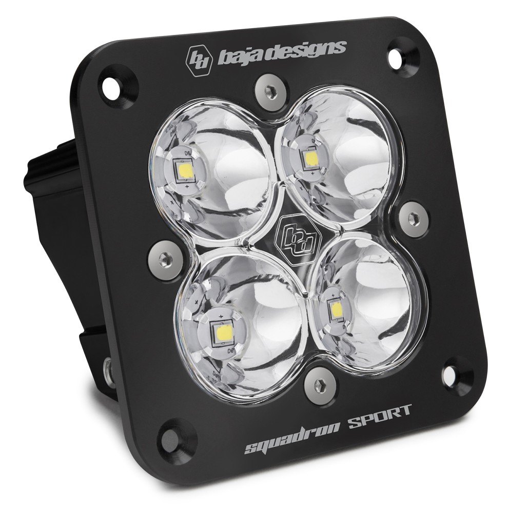 Дополнительная LED фара скрытого монтажа 3.07x3.07" Spot Squadron Sport Baja Designs 551001