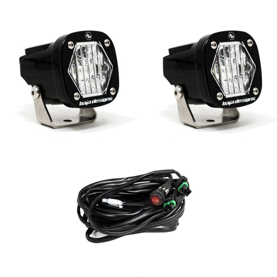 Комплект дополнительных LED фар 2.1x2.1" Wide Cornering S1 Baja Designs 387805