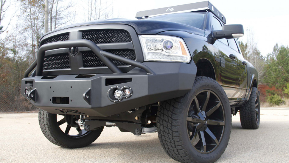 Fab Fours DR13-H2951-1 Premium Front Bumper Dodge Ram 1500 13-18