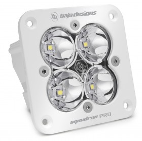 Baja Designs 491001WT Squadron Pro 3.5"x3.5" Spot Led Off-Road Light Flush Mount