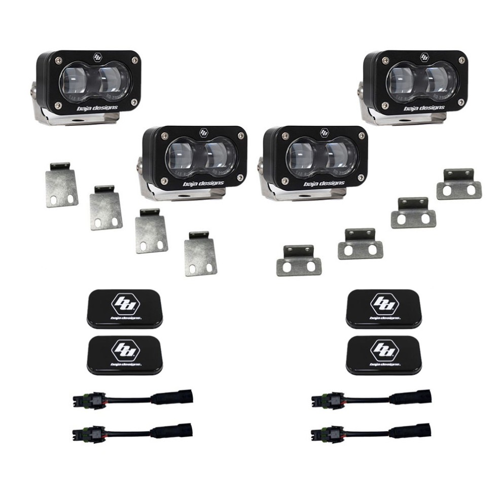 Baja Designs 448166 S2 SAE Fog Light Kit Ford F-150 21-23 Raptor